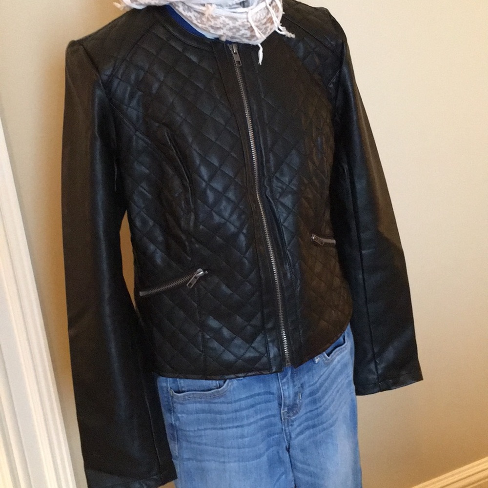 Black pleather jacket